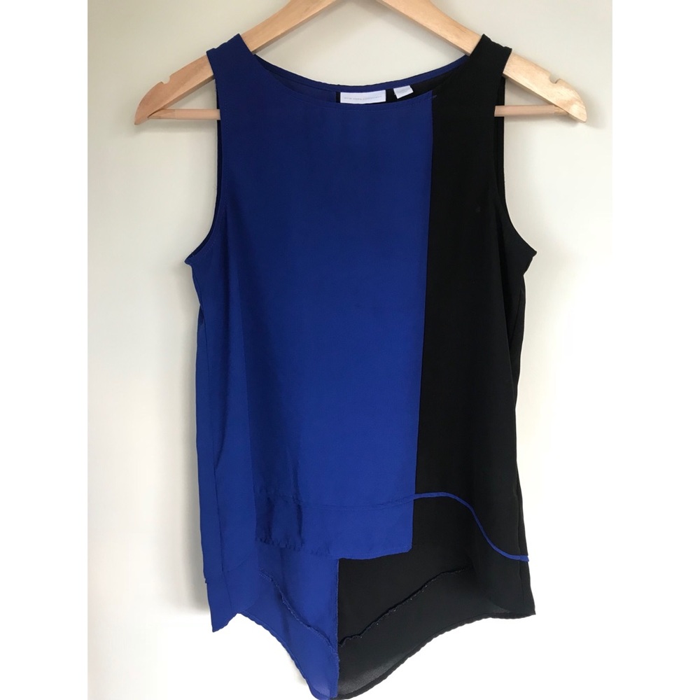 Women’s blue and black New York and Company top